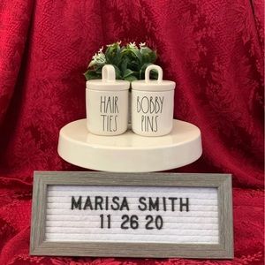 Rae Dunn Hair Ties and Bobby Pins